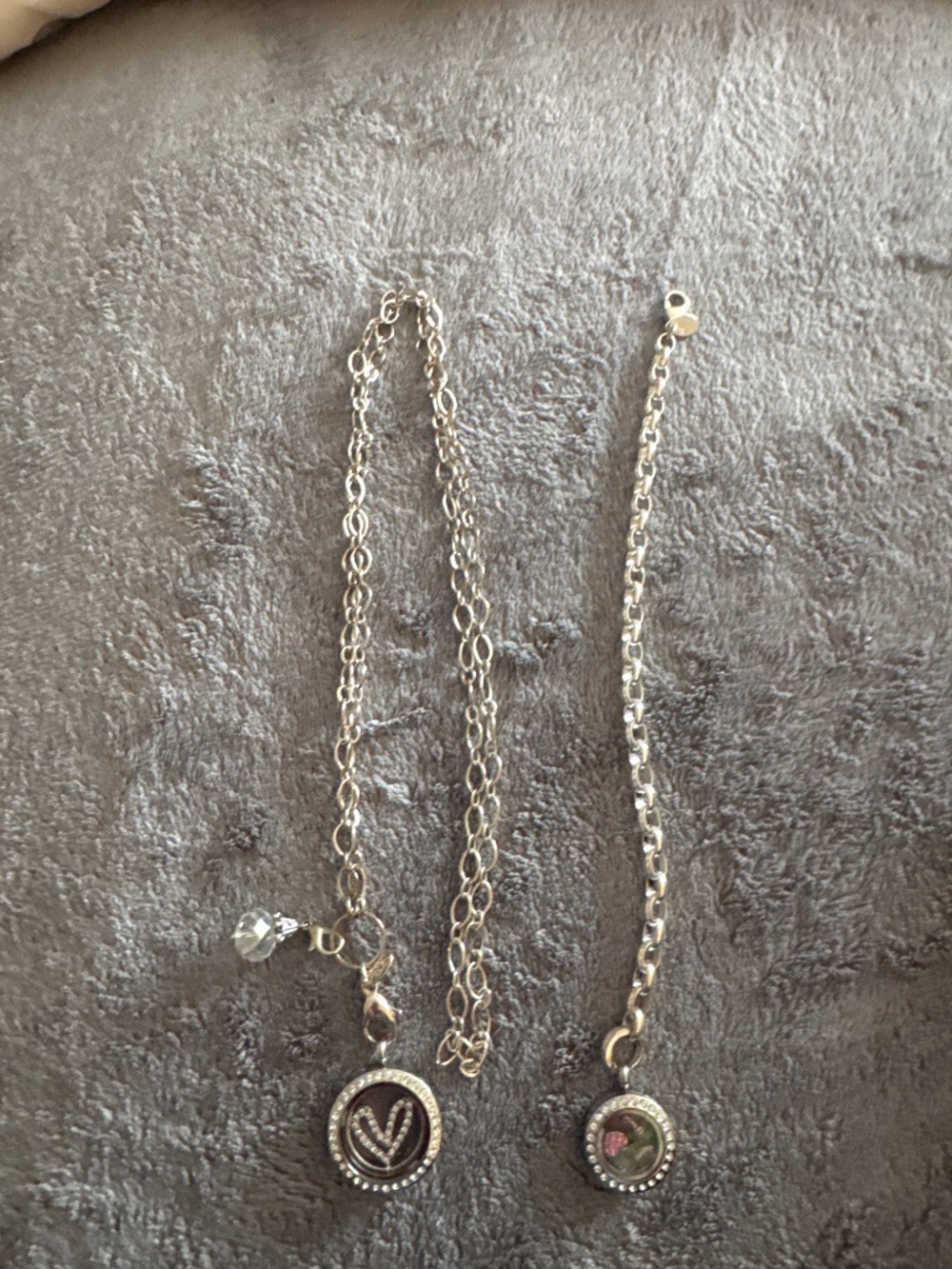 Origami Owl bracelet and necklace